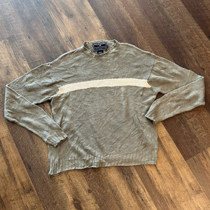 Polo by Ralph Lauren Tan and Cream Sweater
